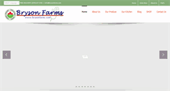 Desktop Screenshot of brysonfarms.com